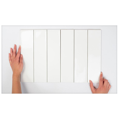 Terravito Dalmira carreau mural - 7,5x30cm - Rectangle - 8,6mm - Glaciar