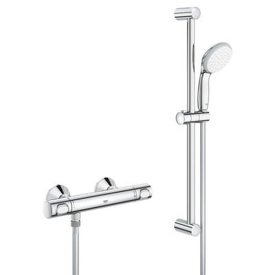 Grohe precision flow Colonne de douche - robinet thermostatique - avec pomme de douche - Chrome