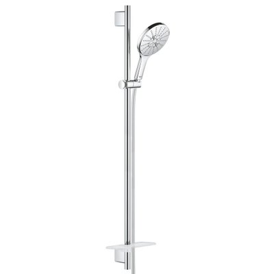 GROHE Rainshower SmartActive 150 Ensemble de douche - 90cm - douchette ronde - 3 types de jet - flexible de douche lisse - avec porte-savon - chrome