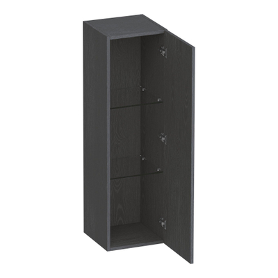 BRAUER Trust armoire de salle de bains - 120x35x35cm - hors poignée rapportée avec 1 porte ouvrant à gauche ou à droite Timber Grey