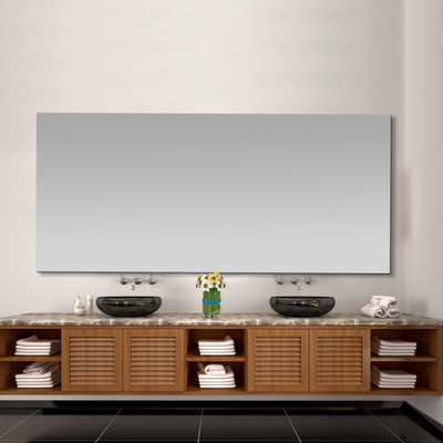 Saniclass Clear Spiegel - 160x70cm - zonder verlichting - horizontaal en verticaal te plaatsen - kopervrij