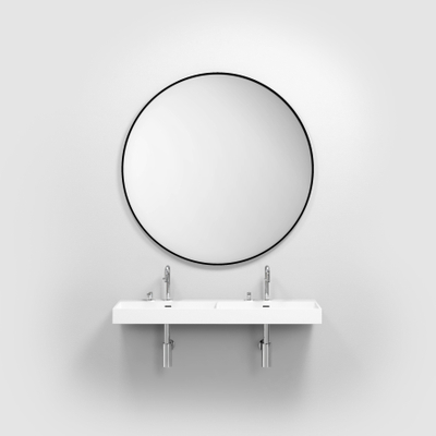 Clou InBe designsifon type 1 rond chroom