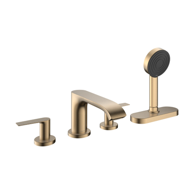 Hansgrohe Vivenis mitigeur bain sur gorge - avec inverseur - avec douchette - bronze
