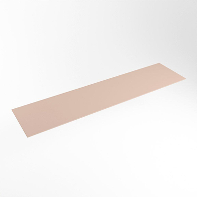Mondiaz TOP 30 Topblad - 170x30x0.9cm - geschikt voor afdekplaat - Solid surface - Rosee