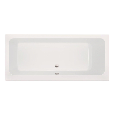 Xenz Kristal Ligbad - 170x75x48 - afvoer Midden - acryl - cement SHOWROOMMODEL