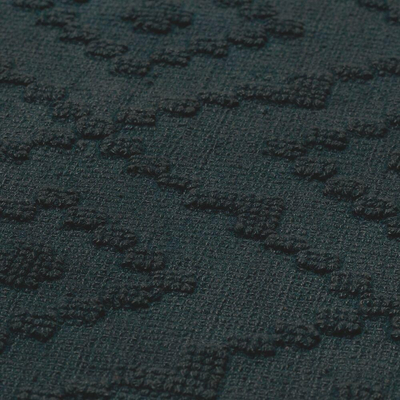 Sealskin aztec tapis de bain 60x90 cm en coton vert foncé