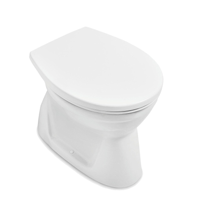 Villeroy & Boch O.novo WC à fond plat Direct Flush36x39.5cm EV Ceramic+ Blanc Alpin