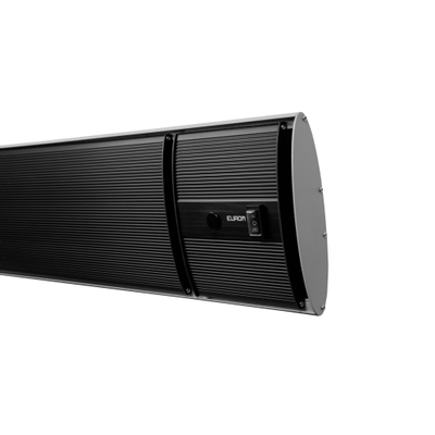 Eurom Chauffage de terrasse Outdoor Heatpanel 1800 watt mural/plafond avec télécommande noir