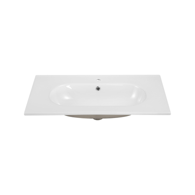 Saniclass Chaci Lavabo - 80x46x14cm - 1 trou de robinet - céramique - blanc