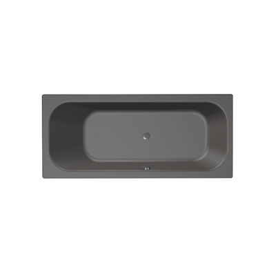 Xenz Aruba Baignoire - 170x75x48 - bonde Centrale - acrylique - anthracite