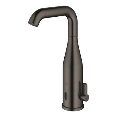GROHE Essence Robinet de lavabo posé - bec 12,7 cm - infrarouge - électronique - brushed hard graphite