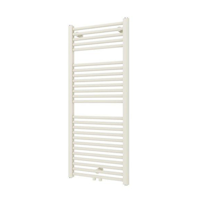 Plieger Palmyra designradiator horizontaal middenaansluiting 1175x500mm 580W wit structuur