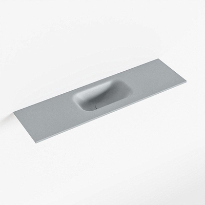 Mondiaz EDEN Fontein - 80x23x0.9cm - wasbak midden - zonder kraangaten - voor toiletmeubel - Solid surface - Plata