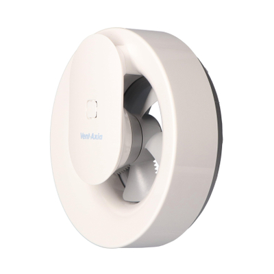 Vent-Axia Svara Ventilateur de salle de bain avec programme horaire, détection d'humidité et capteur de lumière 110 m3/h contrôlé par application Blanc