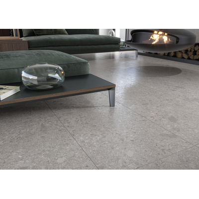 Cifre Ceramica Reload wand- en vloertegel - 60x120cm - Terrazzo - Grey mat (grijs)