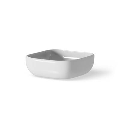 Looox Ceramic waskom - 41x41cm - wit