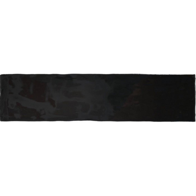 ÉCHANTILLON Cifre Cerámica Carreau mural Colonial Black Vintage Brillant Noir