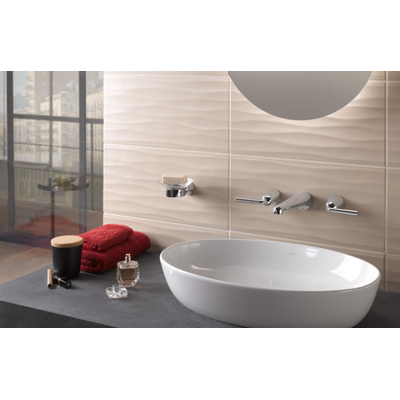 Villeroy & Boch Artis opzetwastafel ovaal 61x41cm zonder overloop ceramic+ wit TWEEDEKANS