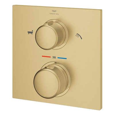 GROHE Allure partie apparente de thermostat avec inverseur Brushed Cool Sunrise