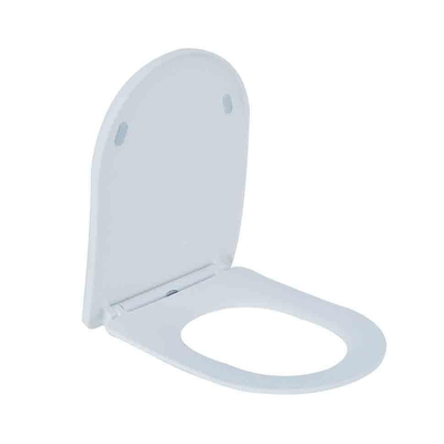 Wiesbaden Shade slim toiletzitting softclose en quick release mat wit