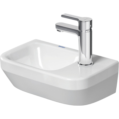 Duravit Durastyle Lave-mains sans trop-plein 1 trou pour robinet à droite 36x22cm blanc