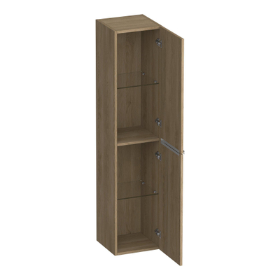 BRAUER Elevate armoire de salle de bains - 160x35x35cm - sans poignées rapportées - 2 portes - ouverture à gauche ou à droite - Sunlit