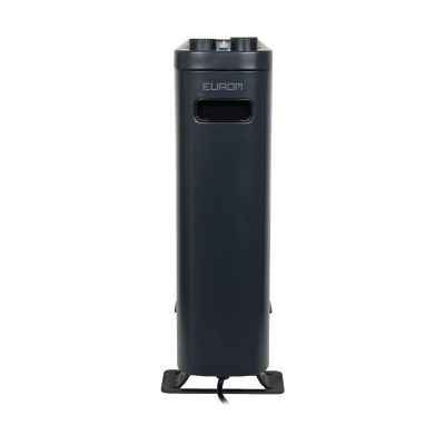 Eurom RAD Chauffage électrique 48x15x42cm - 1000watt - à poser - métal - noir mat