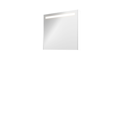 Proline Spiegelkast Premium met geintegreerde LED verlichting, 2 deuren 80x14x74cm Mat wit