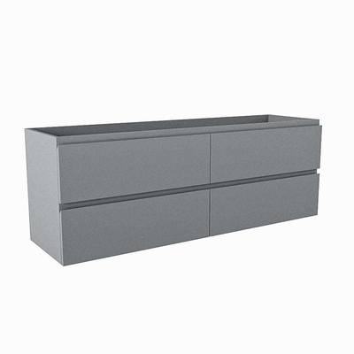 Mondiaz HAY wastafelonderkast - 140x40x50cm - 4 lades - softclose - Plata