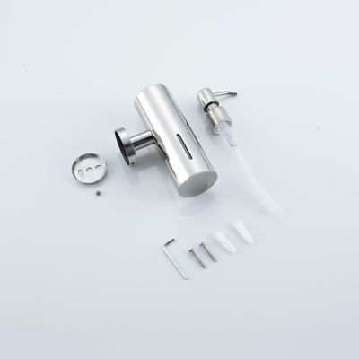 Fortifura Calvi zeepdispenser - wand - rond - chroom OUTLETSTORE