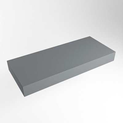 Mondiaz TOP 46 Vrijhangend Topblad - 110x46x12cm - geschikt voor waskom - Solid surface - Plata