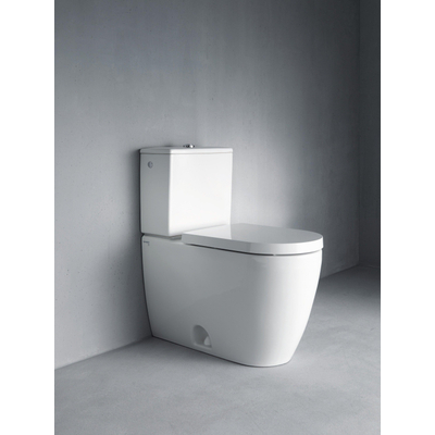 Duravit ME by Starck réservoir double chasse + mécanisme intérieur avec raccordement gauche/droite 6L double chasse avec WonderGliss blanc