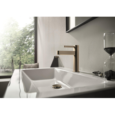 Hansgrohe Finoris Wastafelmengkraan - 11cm - coolstart - afvoerplug - brons