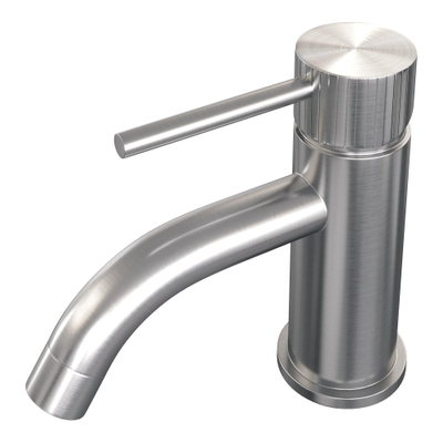 BRAUER Stripe Robinet de lavabo - apparent - couleur inox brossé PVD