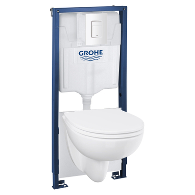 GROHE Solido Bau Ceramic wc-pack 5-in-1 - 113cm installatiehoogte - wit