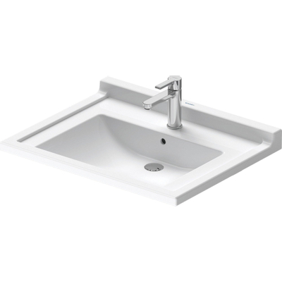 Duravit Starck 3 lavabo 70x54,5cm 1 trou de robinet trop-plein blanc