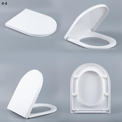 QeramiQ Dely Abattant WC - frein de chute - déclipsable - 35mm - Blanc brillant/mat