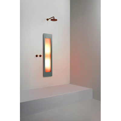 Sunshower Round One Infra-rouge encastrable 140x33cm grey (gris)