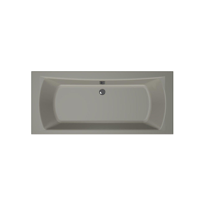 Xenz Robijn Baignoire duo - 180x80x48 - bonde centrale - acrylique - ciment
