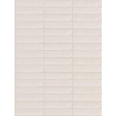 ÉCHANTILLON Ceralto Ivarno Grain Carrelage mural 6x24cm 10mm Bianco