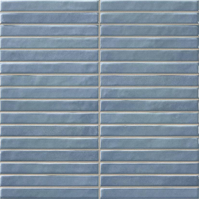 ÉCHANTILLON Terravito Girivo Carreau mural en céramique - 35x35cm - 9.2mm - Bleu