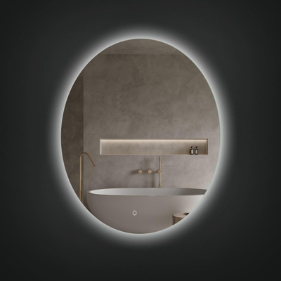 Arcqua Round Spiegel - rond - 40cm - spiegelverwarming - backlight LED