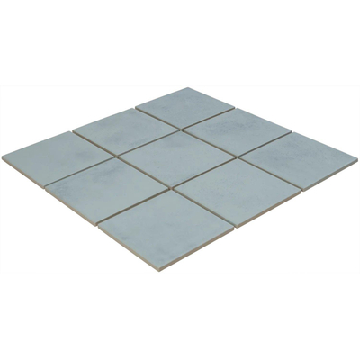 The Mosaic Factory Kasba - Carrelage mosaïque - 30x30cm - carrelage mural - Carré - porcelaine - Turquoise mat
