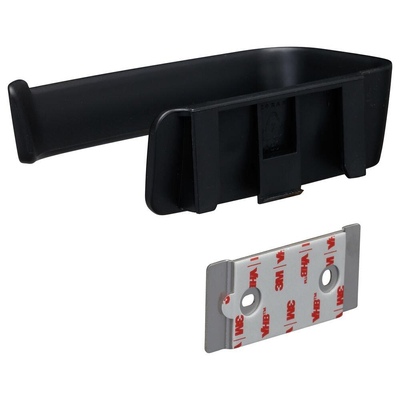 Tiger Tess Porte-papier toilette - sans couvercle - autocollant/perçage - noir