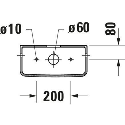 Duravit D-neo reservoir 395x180x360mm wit