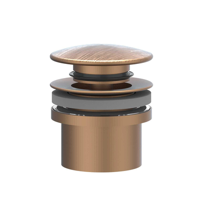 IVY Design Bouchon de vidage - bonde clic-clac - ACIER INOXYDABLE 316 - cuivre mat brossé PVD