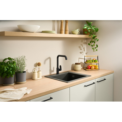 Hansgrohe Vernis Blend M35 KMK 260 U-uitloop mat zwart