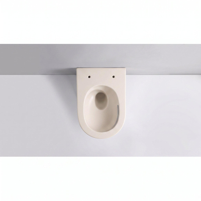 QeramiQ Dely Swirl Wandclosetset - 36.5x53cm - diepspoel - rimless - softclose zitting - linnen
