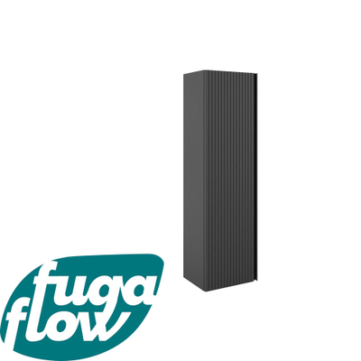 FugaFlow Eccelente Arredo Armoire colonne - 120x34.5x27.5cm - 1 porte - MDF - Anthracite mat