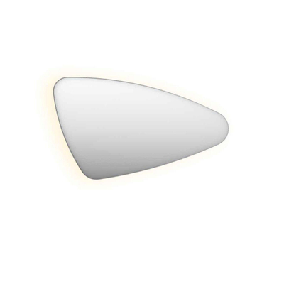 INK SP22 miroir – forme organique – 120 x 70 cm – version droite – Inox brossé